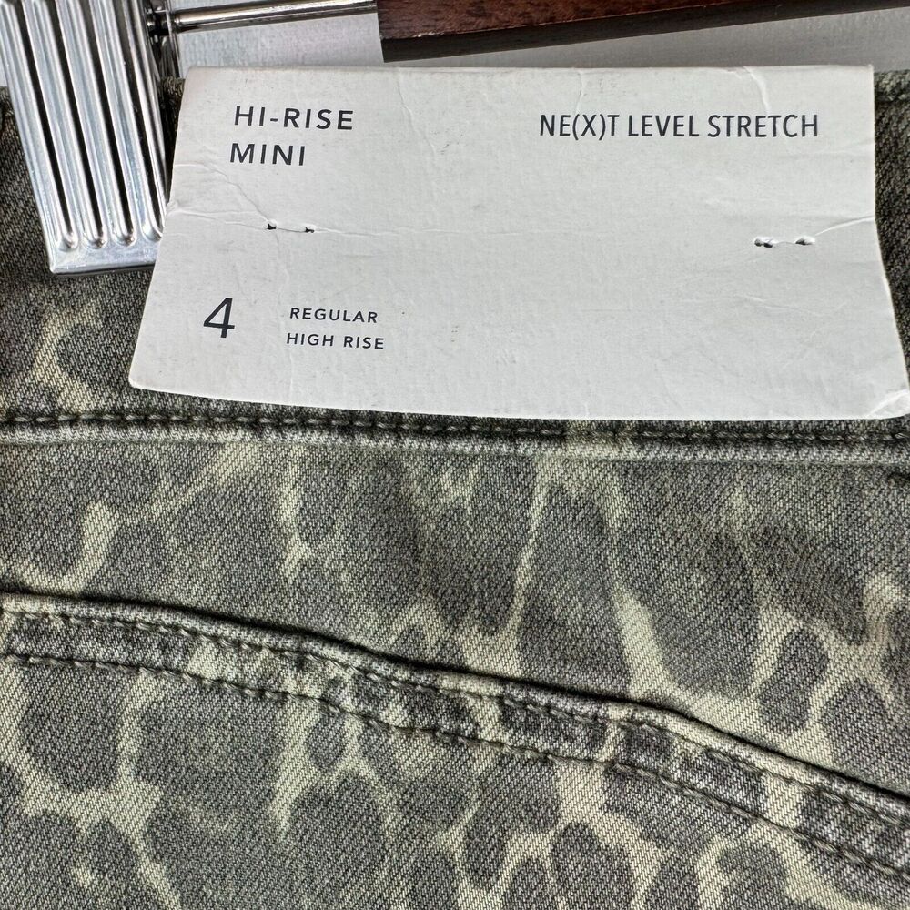 American Eagle Next Level Ladies Mini Skirt Sz 4 Stretch Camouflage Hi Rise - Picture 5 of 13
